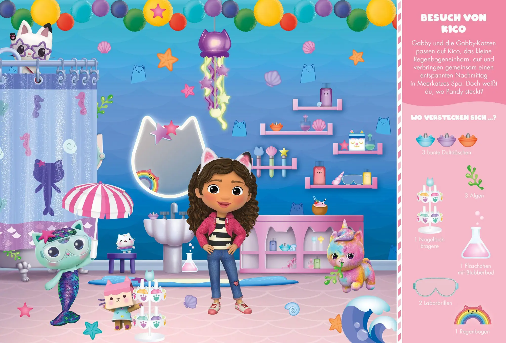 Bild: 9783833246616 | Gabby's Dollhouse: Mein großes Wimmelbuch | Wimmelbuch | Claudia Weber