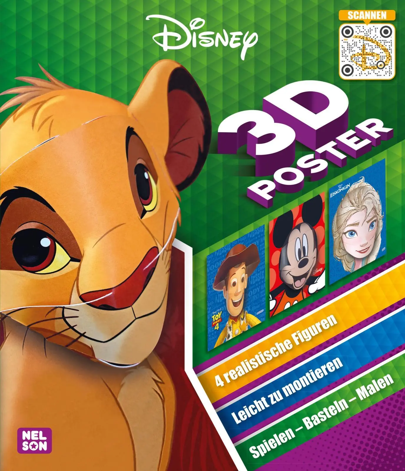 Cover: 9783845126616 | Disney: 3D-Poster | Traumhafte Welten für Jung &amp; Alt | Broschüre