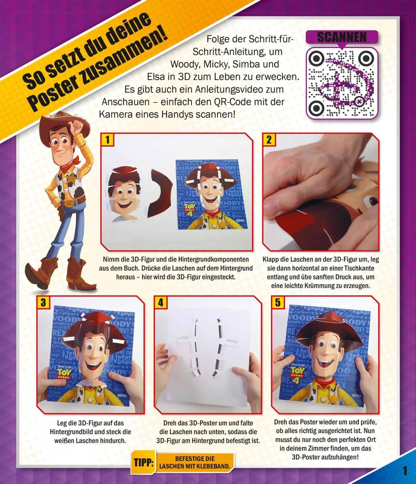 Bild: 9783845126616 | Disney: 3D-Poster | Traumhafte Welten für Jung &amp; Alt | Broschüre