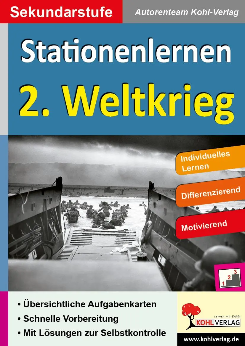 Cover: 9783956866616 | Kohls Stationenlernen 2. Weltkrieg | Buch | Stationenlernen | 64 S.