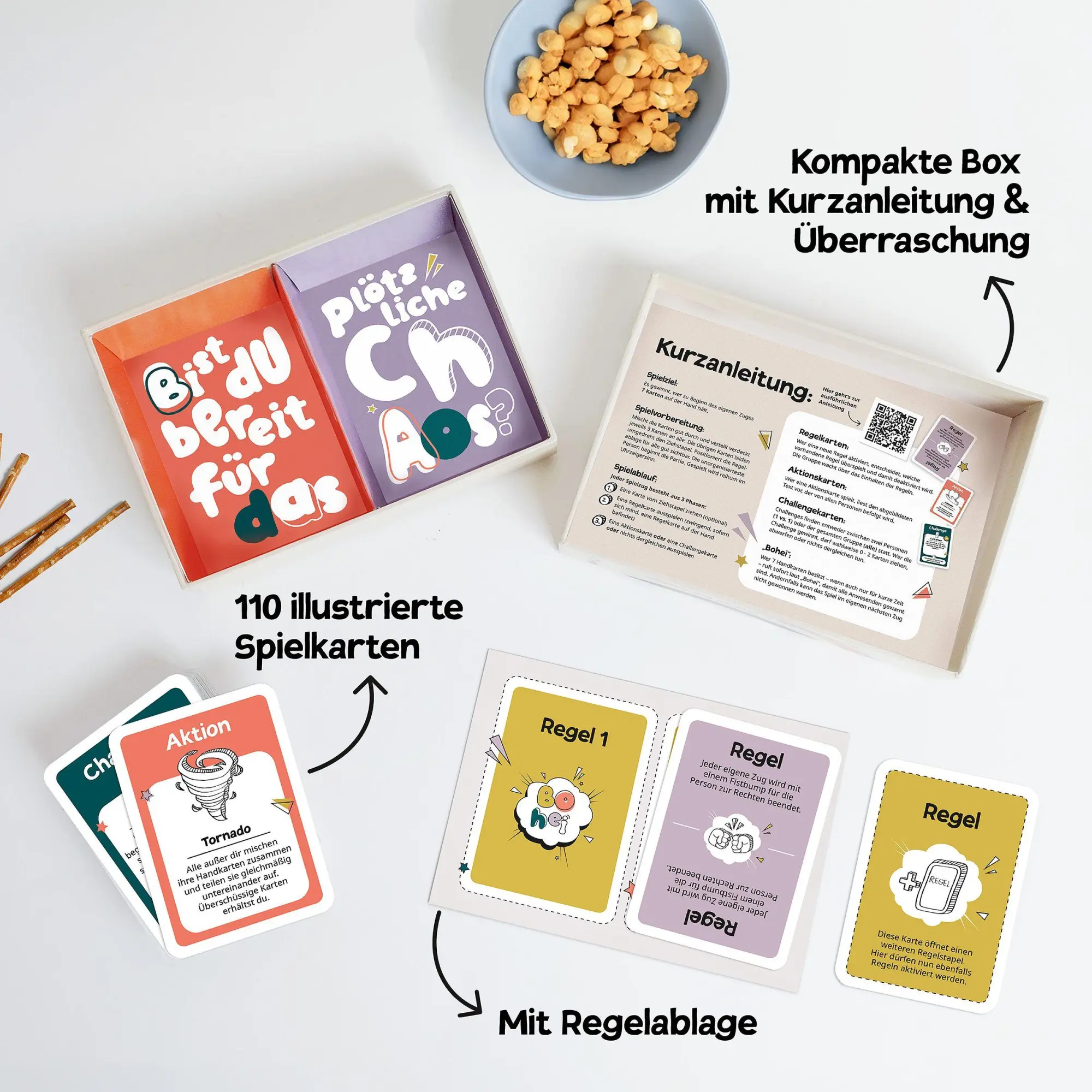 Bild: 9783960966616 | Bohei | Das extrem chaotische Kartenspiel von Ana und Tim Johnson