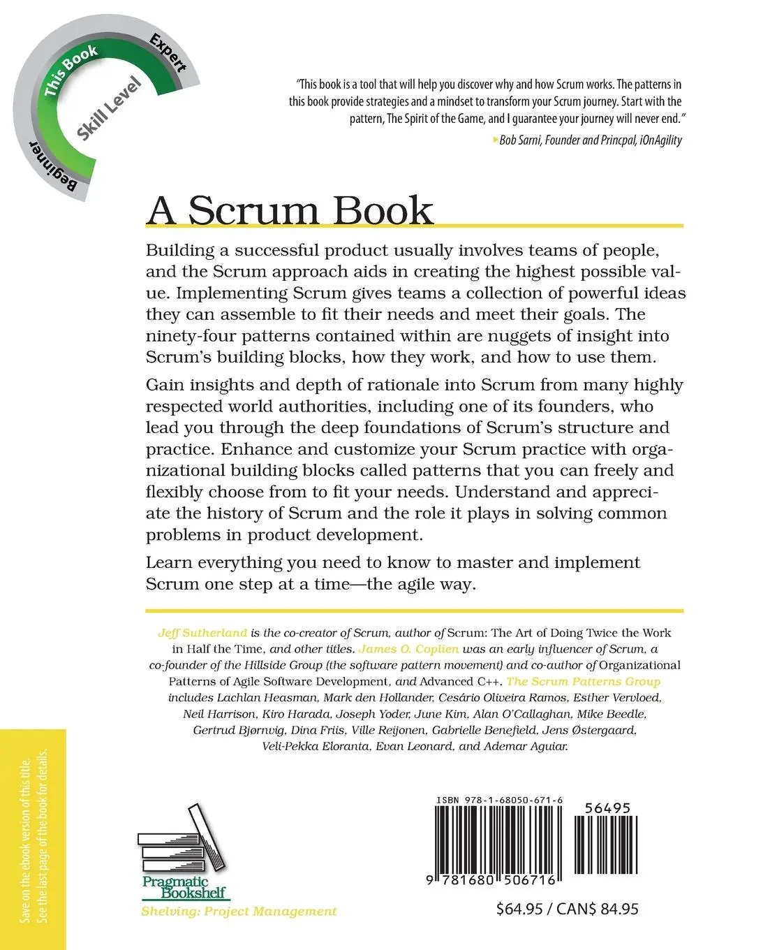 Rückseite: 9781680506716 | A Scrum Book | Jeff Sutherland | Taschenbuch | Englisch | 2019