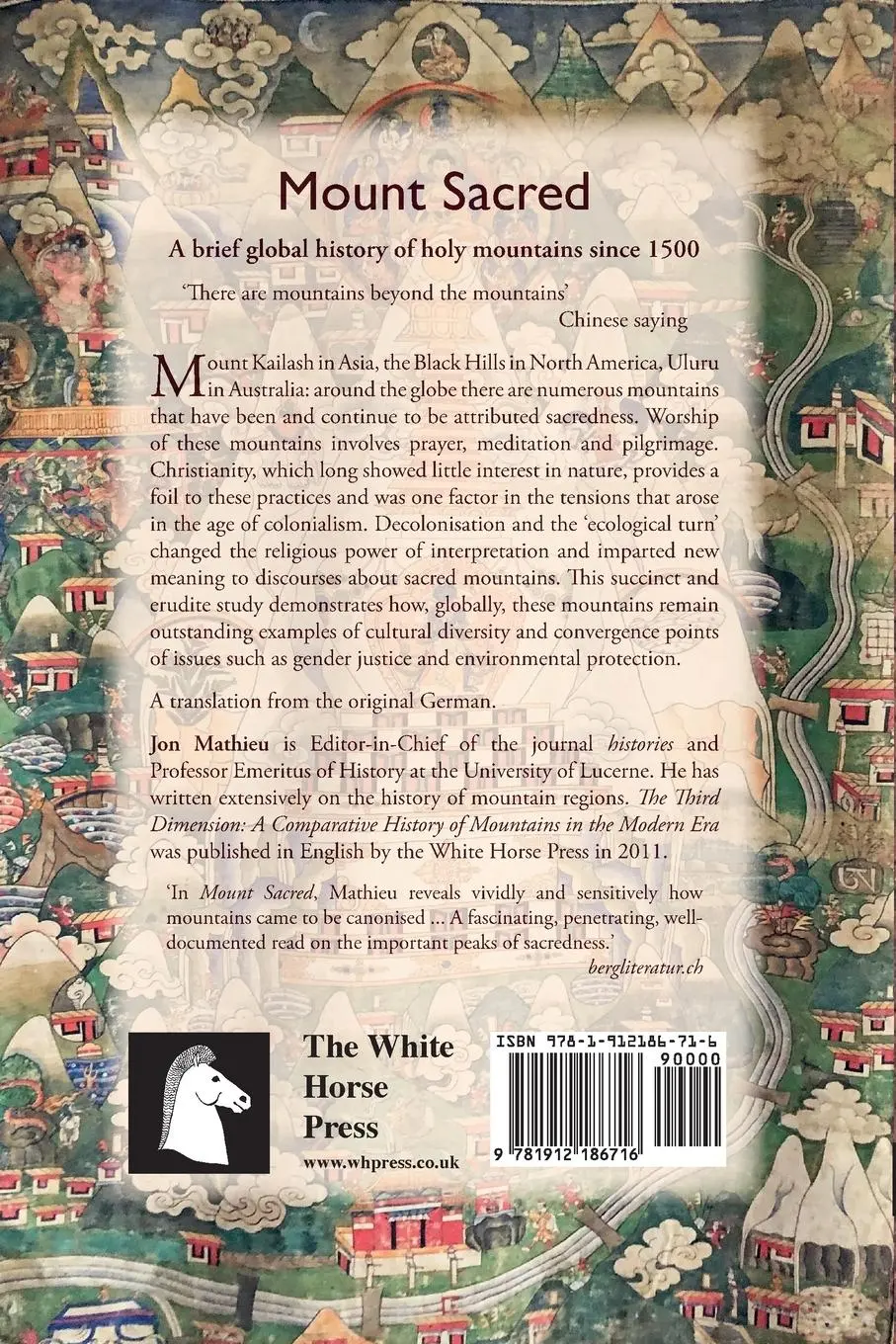 Rückseite: 9781912186716 | Mount Sacred | Jon Mathieu | Taschenbuch | Englisch | 2023