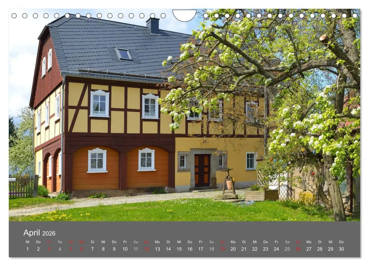Bild: 9783516126716 | Umgebindehäuser in der Oberlausitz (Wandkalender 2026 DIN A4 quer),...