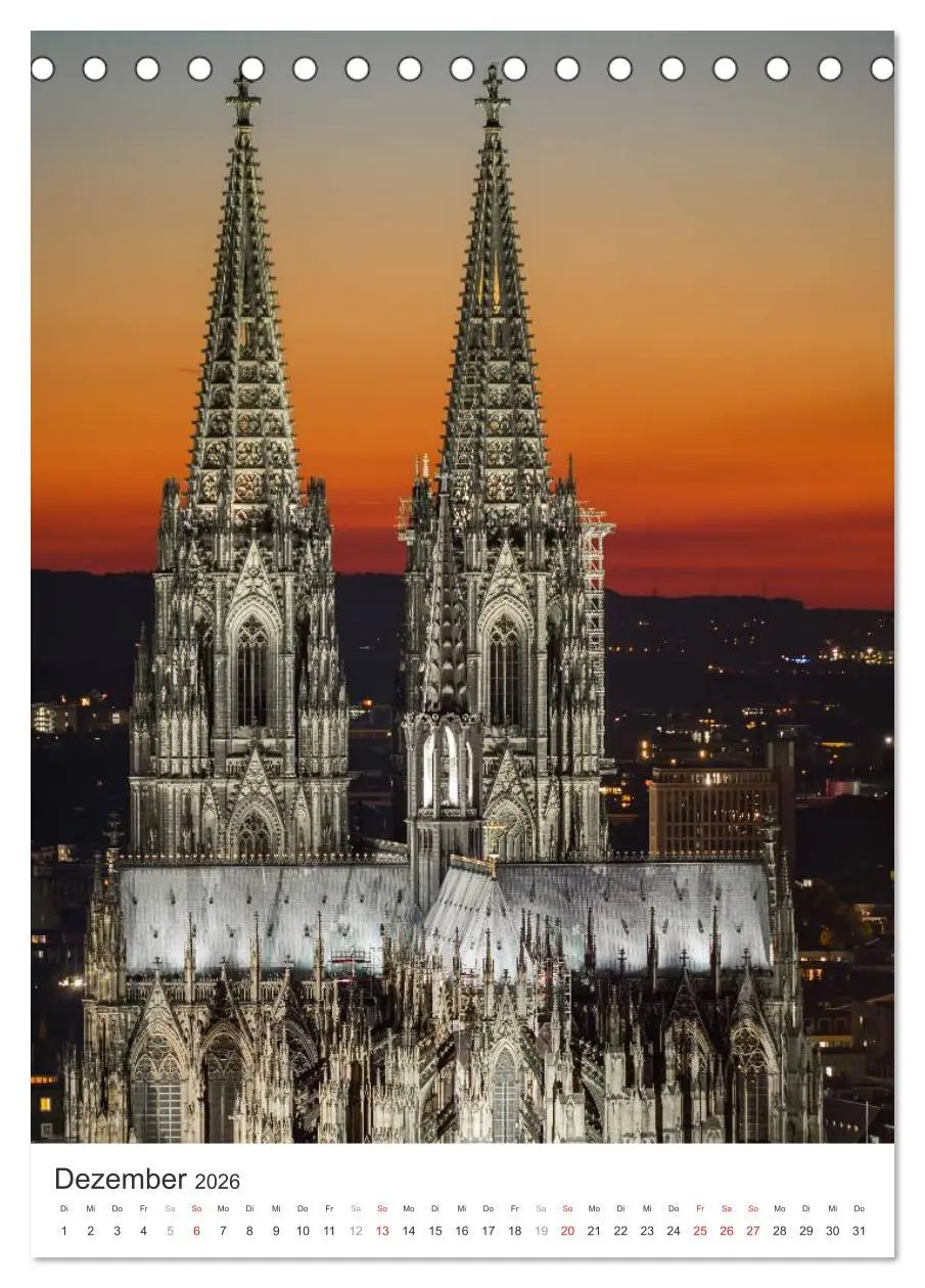 Bild: 9783516436716 | Kölner Dom - Blickwinkel auf ein Wahrzeichen (Tischkalender 2026...