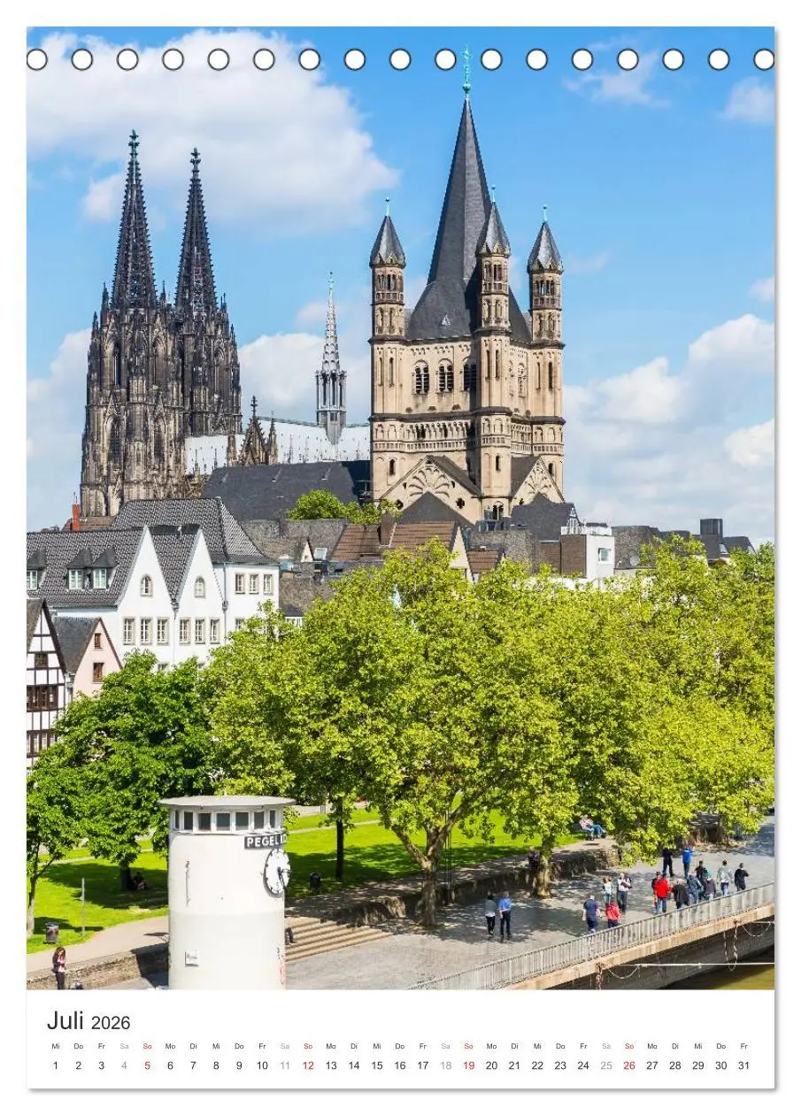 Bild: 9783516436716 | Kölner Dom - Blickwinkel auf ein Wahrzeichen (Tischkalender 2026...