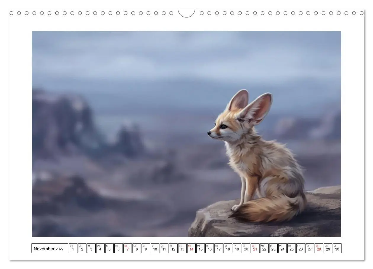 Bild: 9783516816716 | Fenneks - Neugierige Momente in der Wüste (Wandkalender 2027 DIN A3...