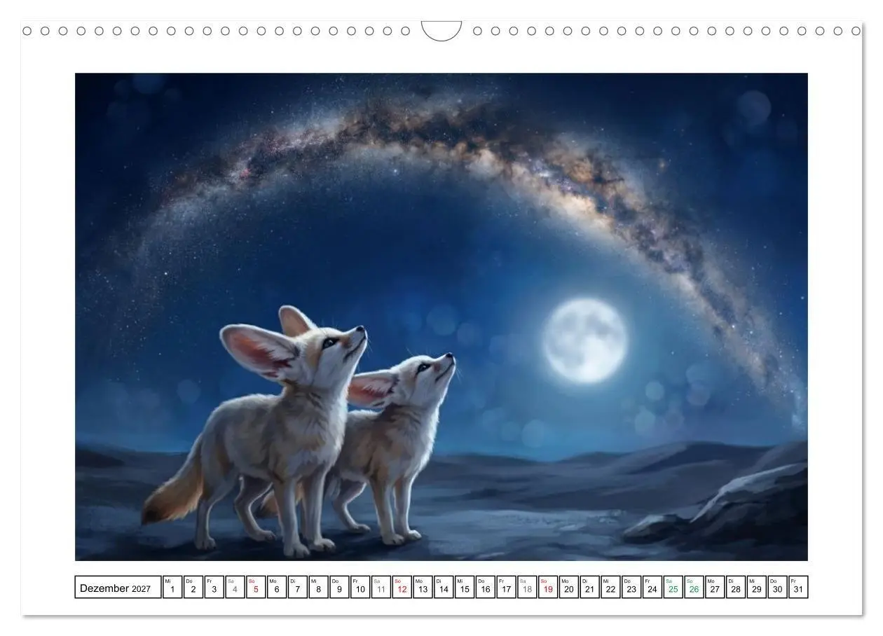 Bild: 9783516816716 | Fenneks - Neugierige Momente in der Wüste (Wandkalender 2027 DIN A3...