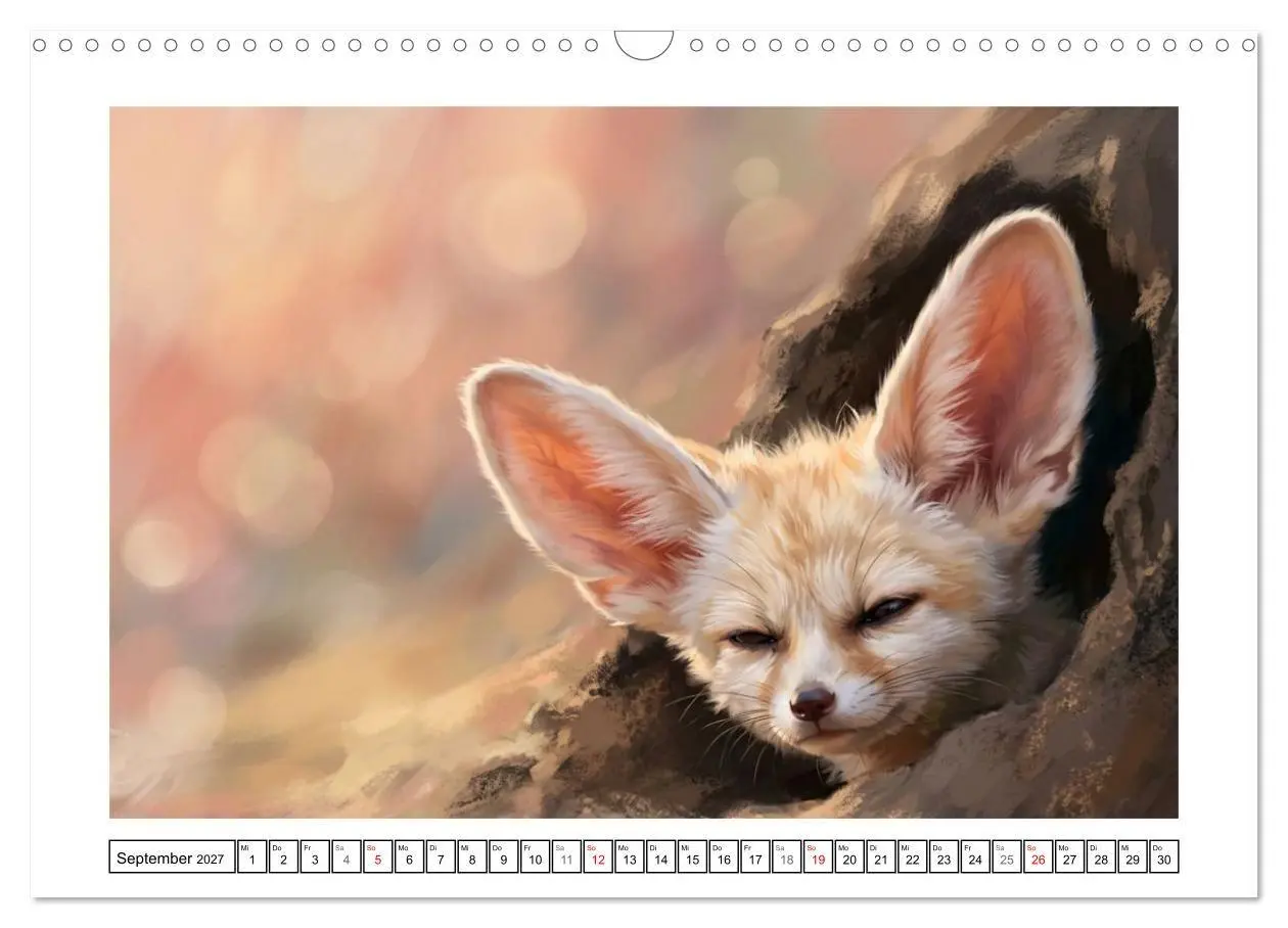 Bild: 9783516816716 | Fenneks - Neugierige Momente in der Wüste (Wandkalender 2027 DIN A3...