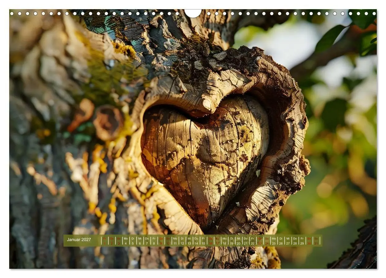 Bild: 9783569076716 | Mit dem Herzen der Natur (Wandkalender 2027 DIN A3 quer), CALVENDO...