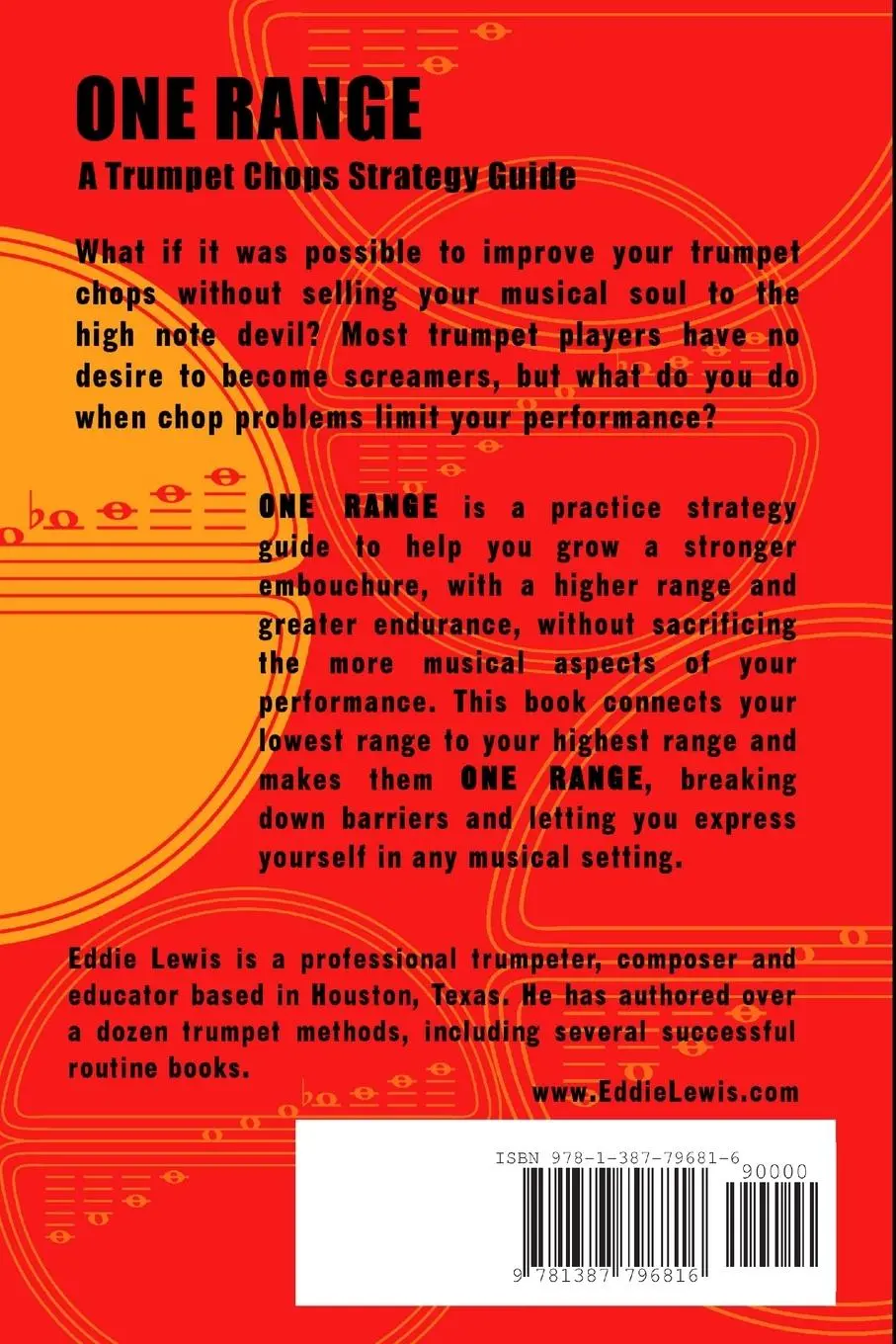 Rückseite: 9781387796816 | One Range | A Trumpet Chops Strategy Guide | Eddie Lewis | Taschenbuch