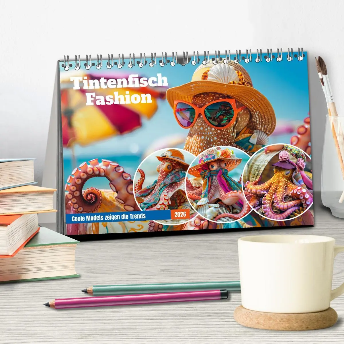 Bild: 9783457406816 | Tintenfisch Fashion. Coole Models zeigen die Trends (Tischkalender...