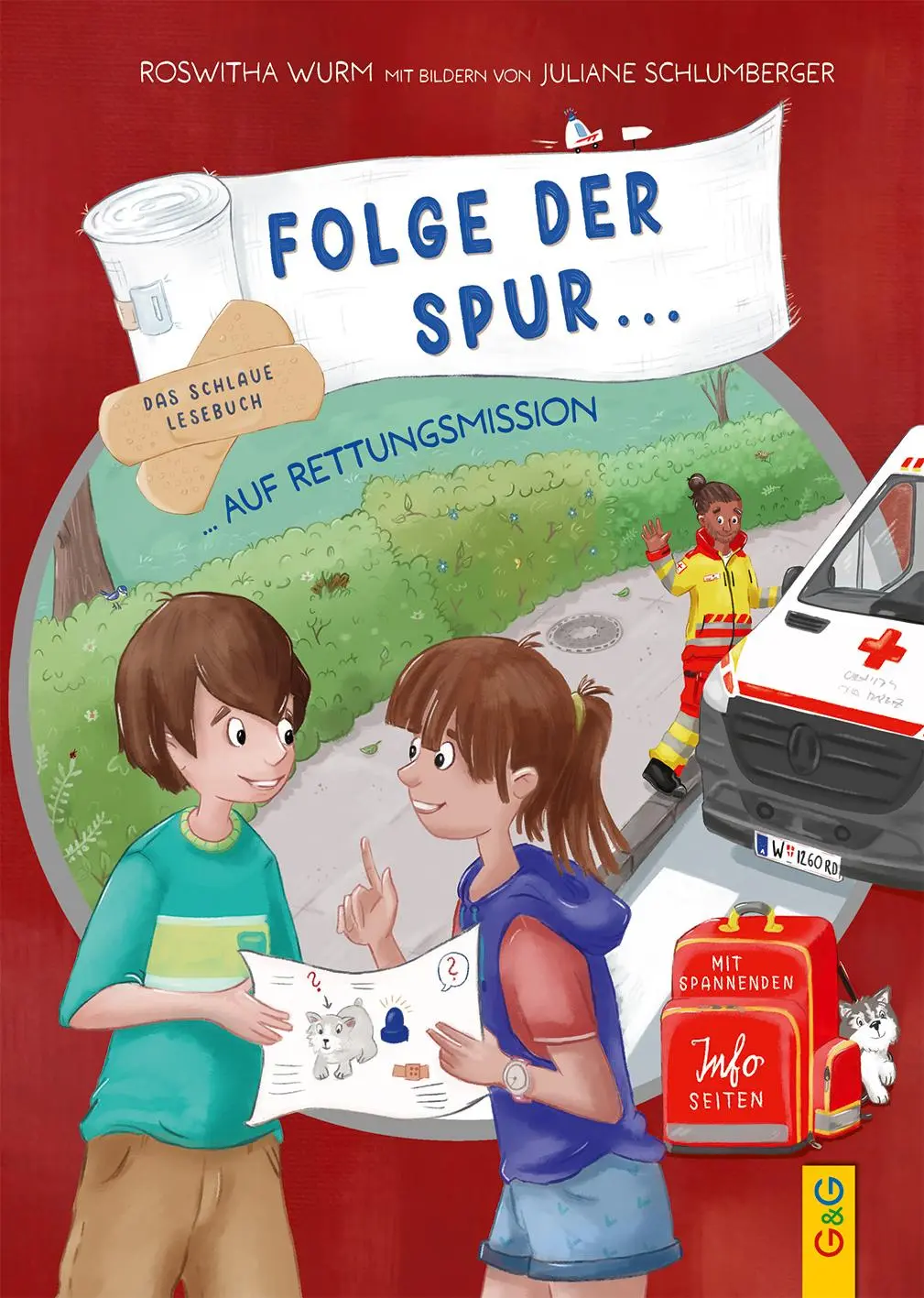 Cover: 9783707426816 | Folge der Spur ... auf Rettungsmission | Das schlaue Lesebuch | Wurm