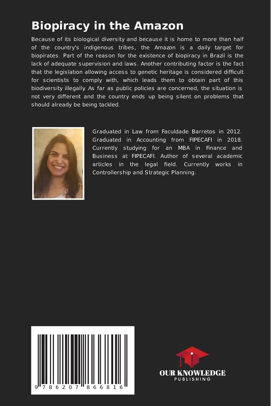Rückseite: 9786207866816 | Biopiracy in the Amazon | A legal-political approach | Ligia Lopes