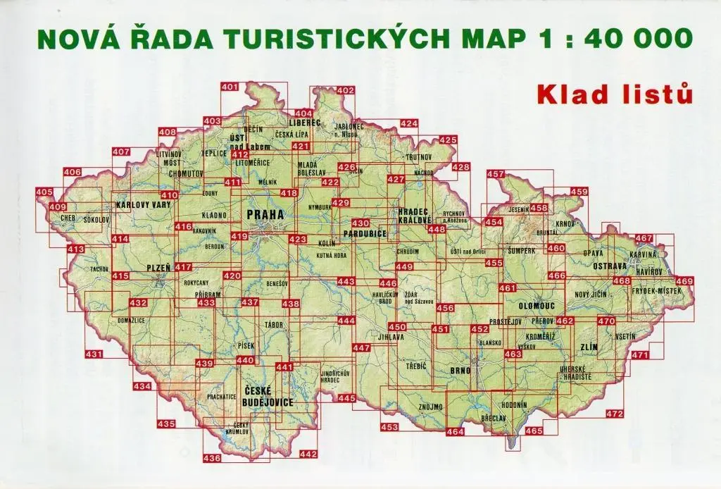 Bild: 9788072246816 | Wanderkarte Tschechien Ceske stredohori, Decisnke steny 1 : 40 000