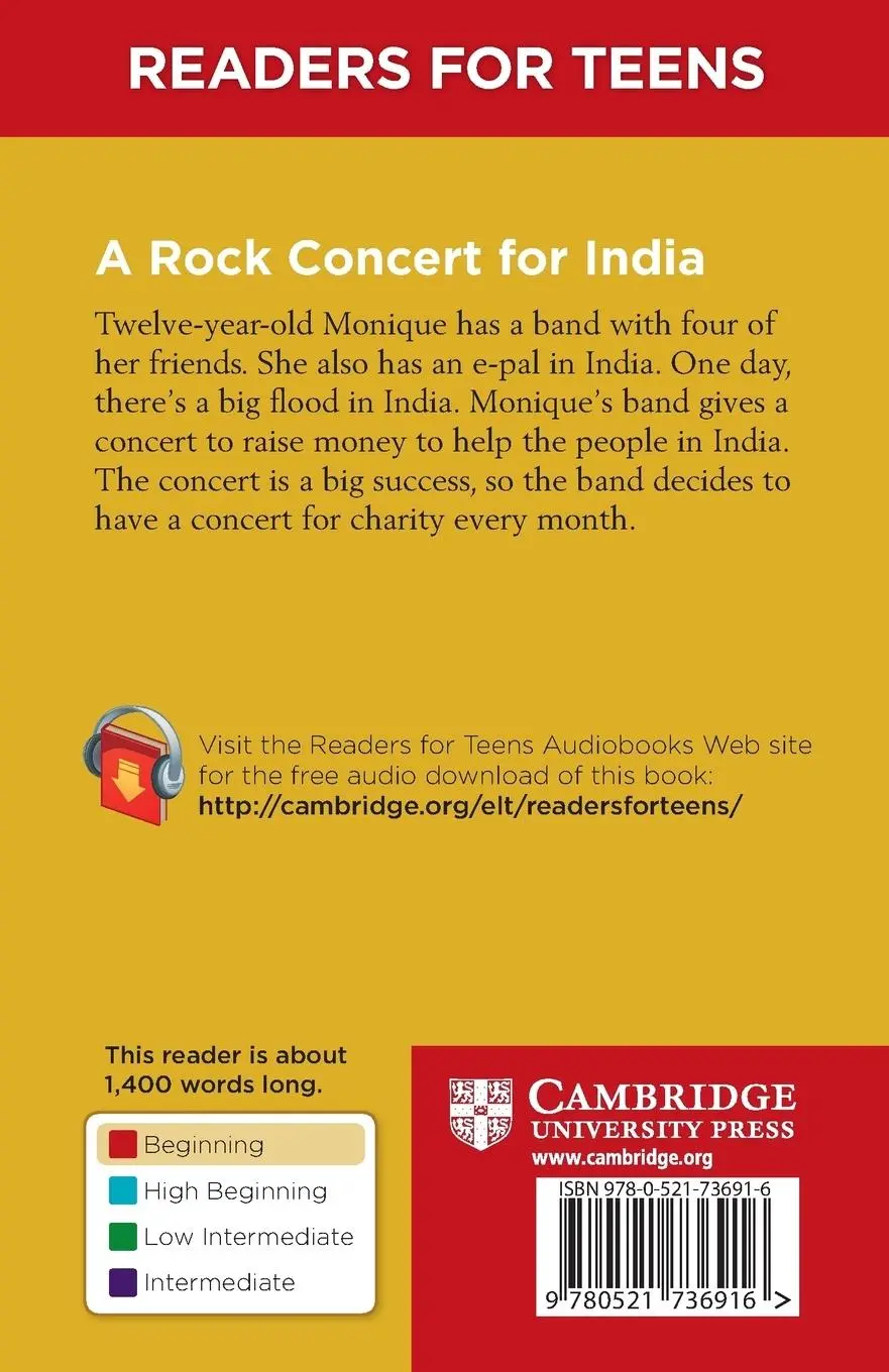 Rückseite: 9780521736916 | A Rock Concert for India | Patricia Chapin | Taschenbuch | Englisch