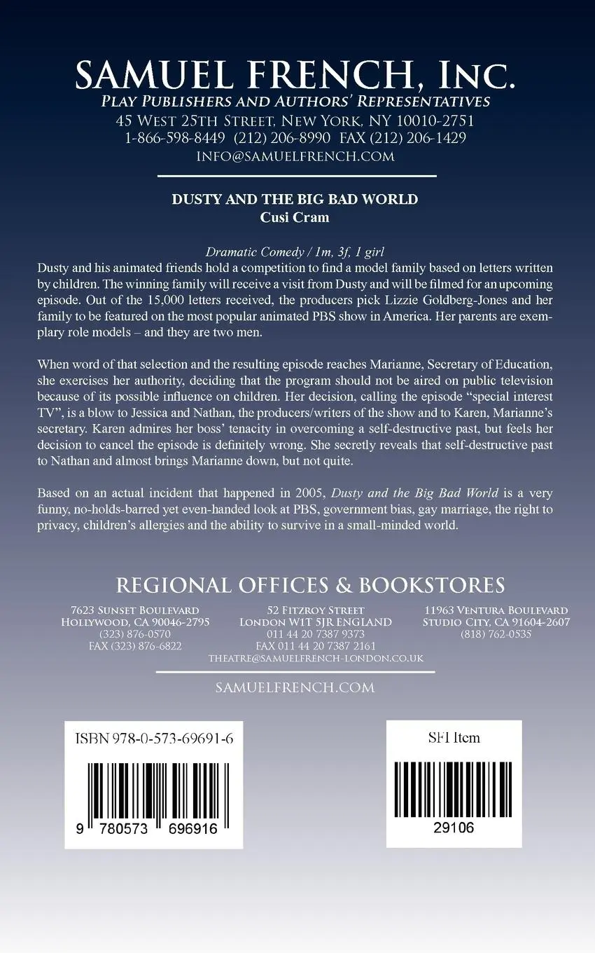 Rückseite: 9780573696916 | Dusty and the Big Bad World | Cusi Cram | Taschenbuch | Englisch