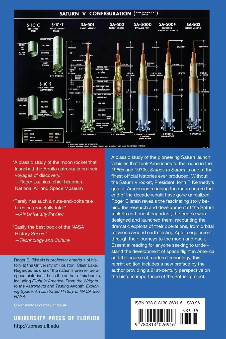 Rückseite: 9780813026916 | Stages to Saturn | Roger Bilstein | Taschenbuch | Englisch | 2003