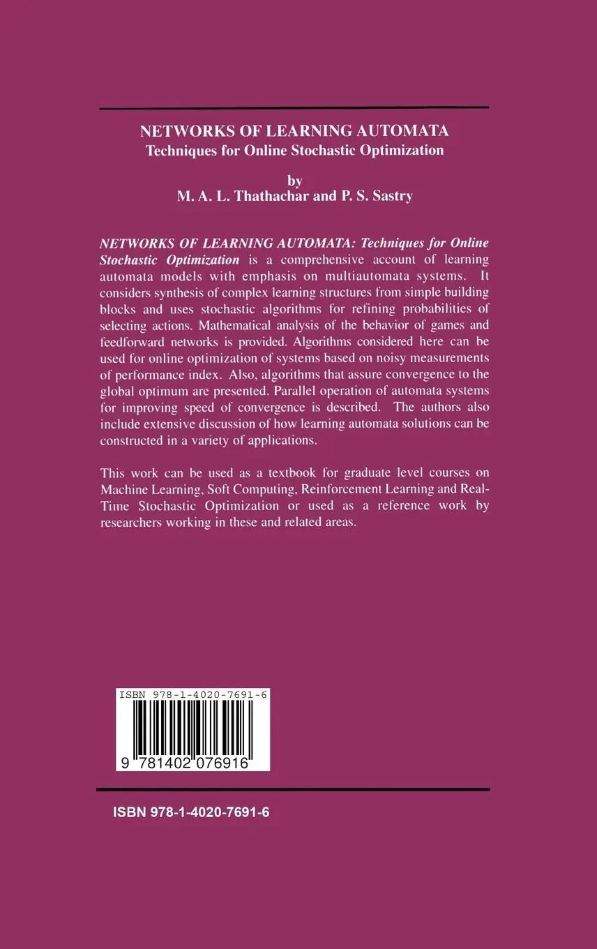 Rückseite: 9781402076916 | Networks of Learning Automata | P. S. Sastry (u. a.) | Buch | xv
