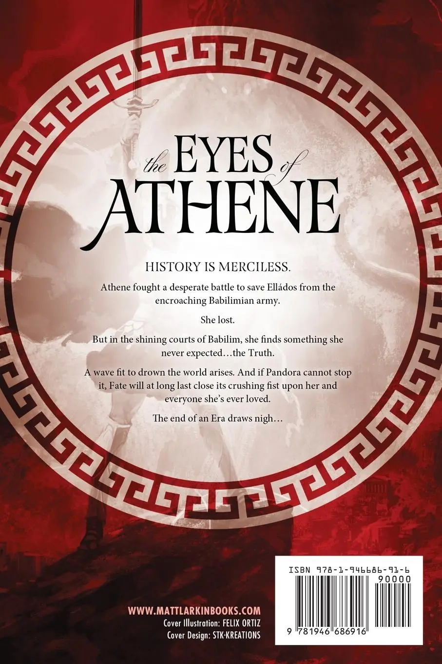 Rückseite: 9781946686916 | The Eyes of Athene | Matt Larkin | Taschenbuch | Englisch | 2024