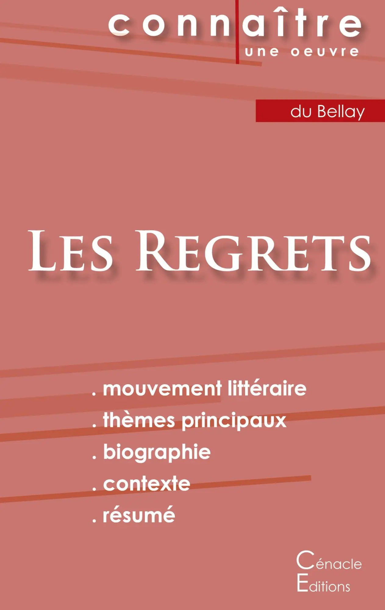 Cover: 9782367886916 | Fiche de lecture Les Regrets de Joachim du Bellay (Analyse...