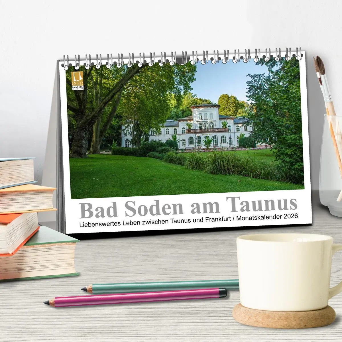 Bild: 9783516106916 | Bad Soden am Taunus (Tischkalender 2026 DIN A5 quer), CALVENDO...