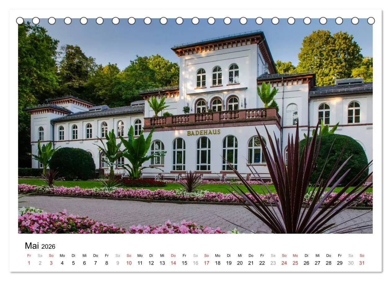 Bild: 9783516106916 | Bad Soden am Taunus (Tischkalender 2026 DIN A5 quer), CALVENDO...