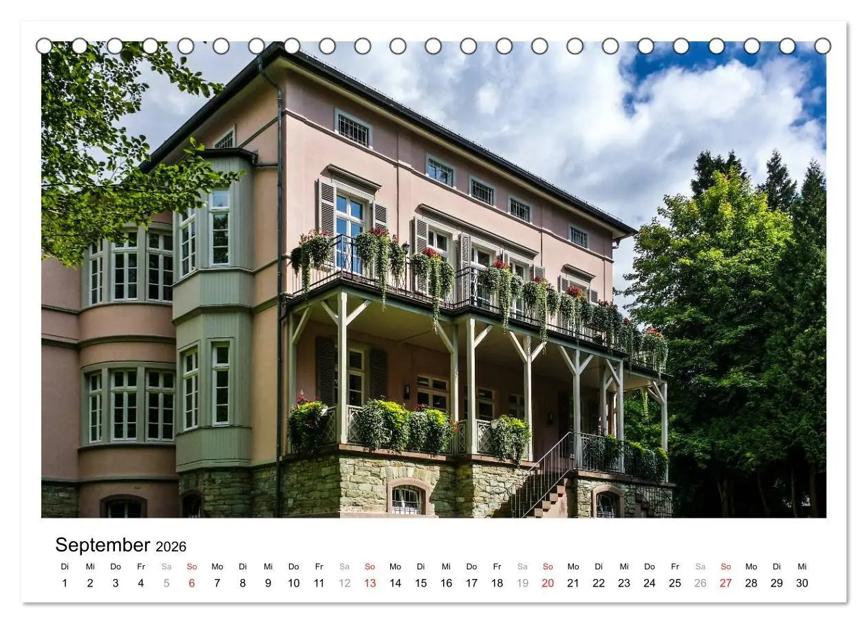Bild: 9783516106916 | Bad Soden am Taunus (Tischkalender 2026 DIN A5 quer), CALVENDO...