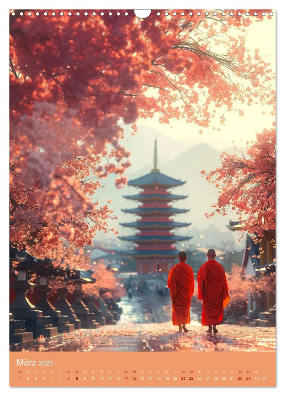 Bild: 9783516276916 | Meditative Stille (Wandkalender 2026 DIN A3 hoch), CALVENDO...