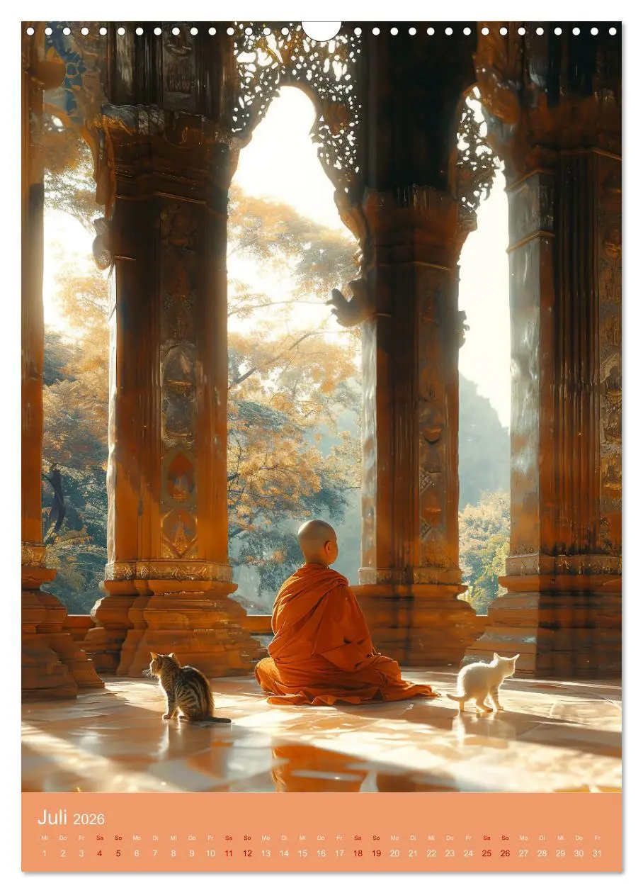 Bild: 9783516276916 | Meditative Stille (Wandkalender 2026 DIN A3 hoch), CALVENDO...