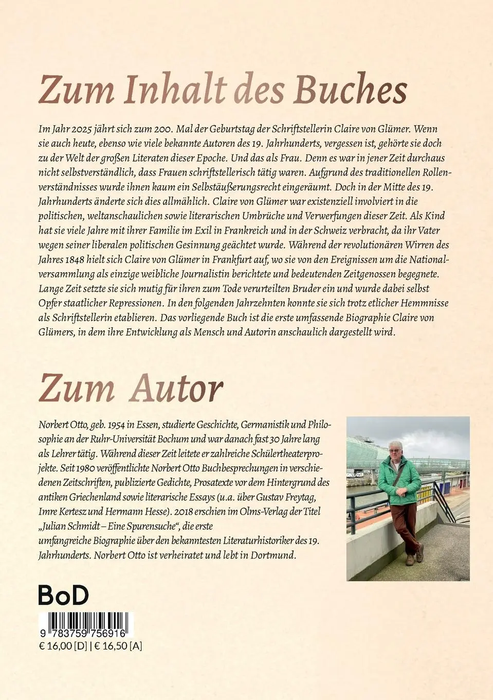 Rückseite: 9783759756916 | Der zarte Flügelschlag der Freiheit | Norbert Otto | Taschenbuch