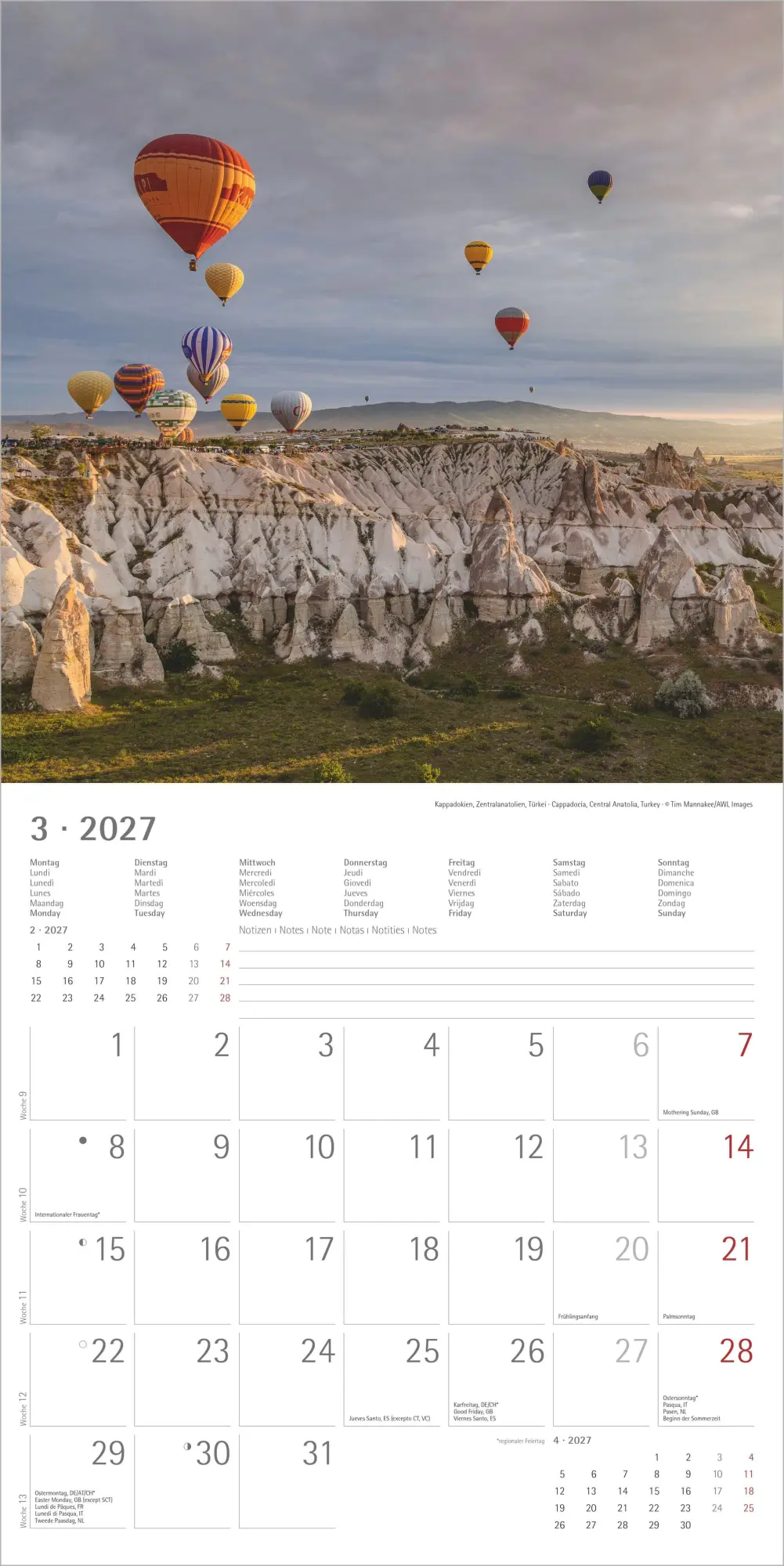 Bild: 4069095017016 | Wunder unserer Welt 2027 | Neumann Verlage GmbH &amp; Co KG | Kalender
