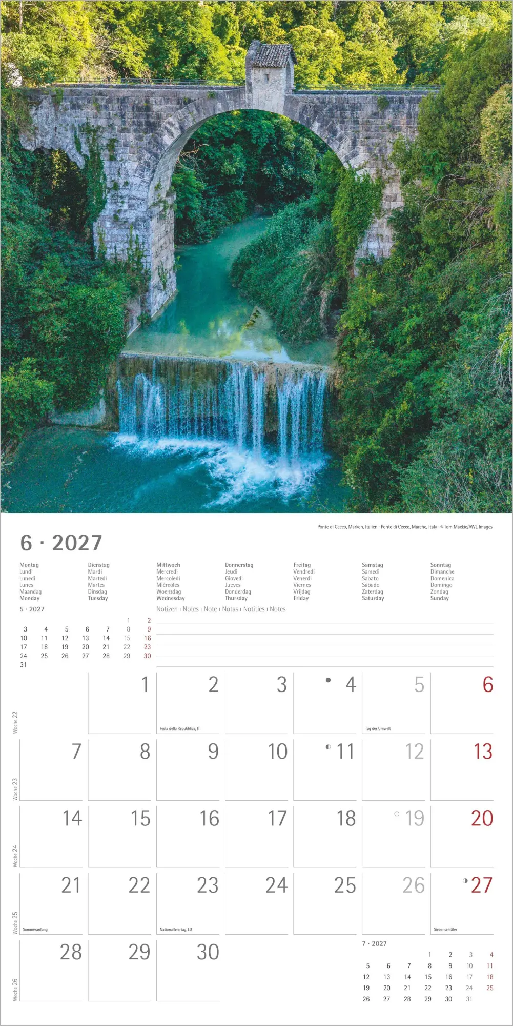 Bild: 4069095017016 | Wunder unserer Welt 2027 | Neumann Verlage GmbH &amp; Co KG | Kalender