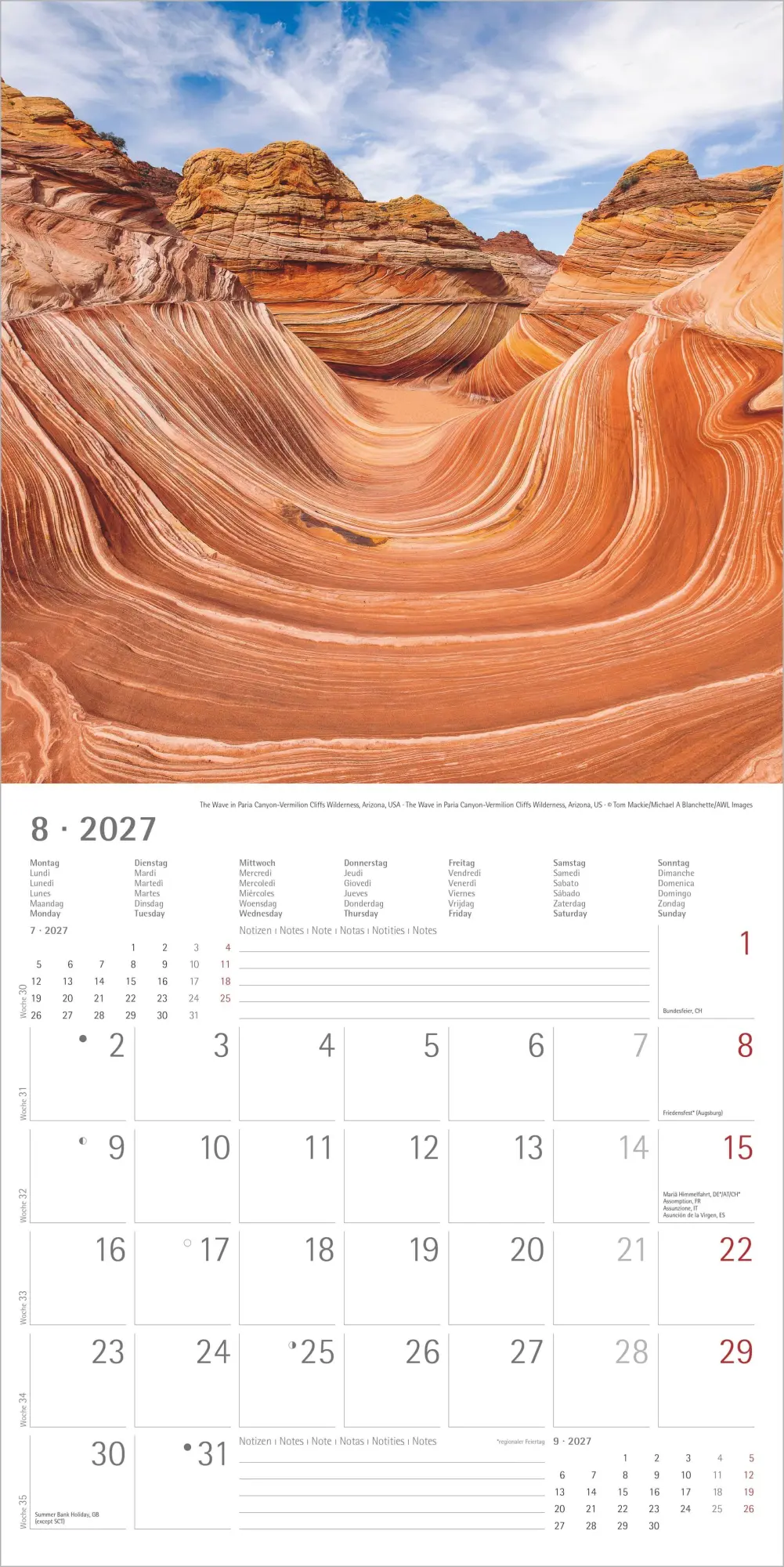 Bild: 4069095017016 | Wunder unserer Welt 2027 | Neumann Verlage GmbH &amp; Co KG | Kalender