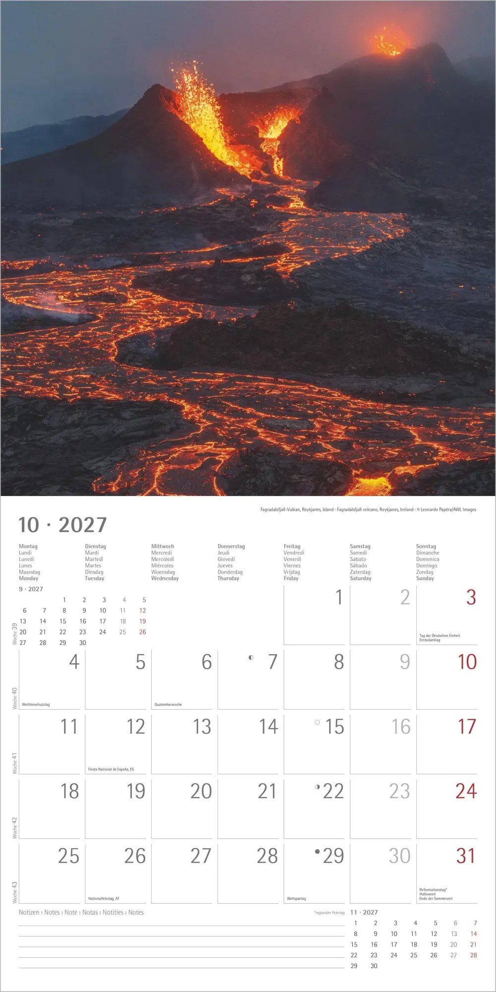 Bild: 4069095017016 | Wunder unserer Welt 2027 | Neumann Verlage GmbH &amp; Co KG | Kalender