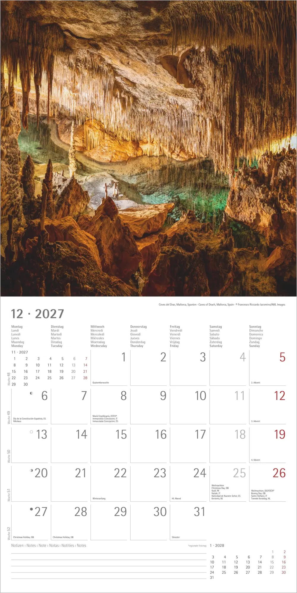 Bild: 4069095017016 | Wunder unserer Welt 2027 | Neumann Verlage GmbH &amp; Co KG | Kalender
