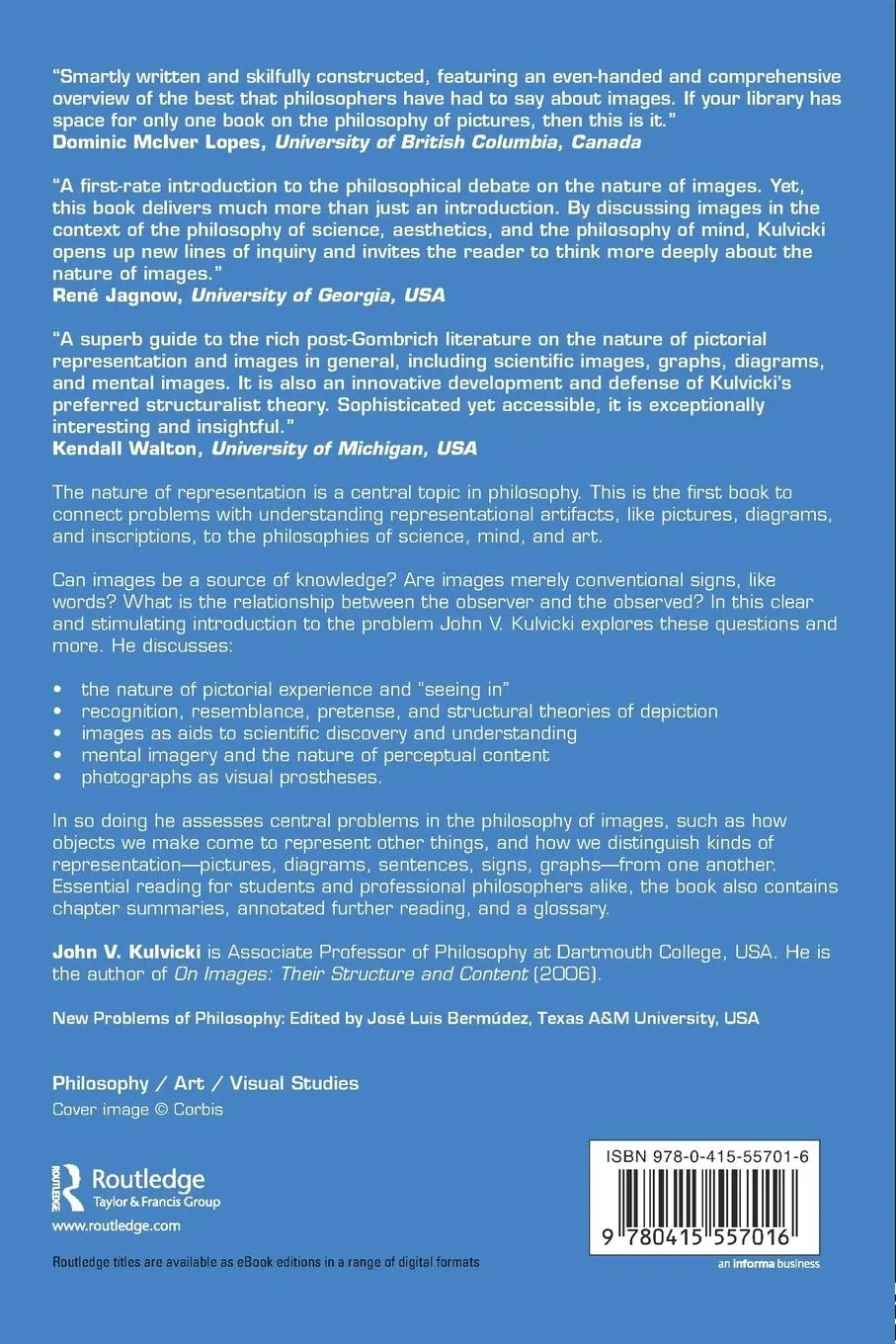 Rückseite: 9780415557016 | Images | John V. Kulvicki | Taschenbuch | Einband - flex.(Paperback)