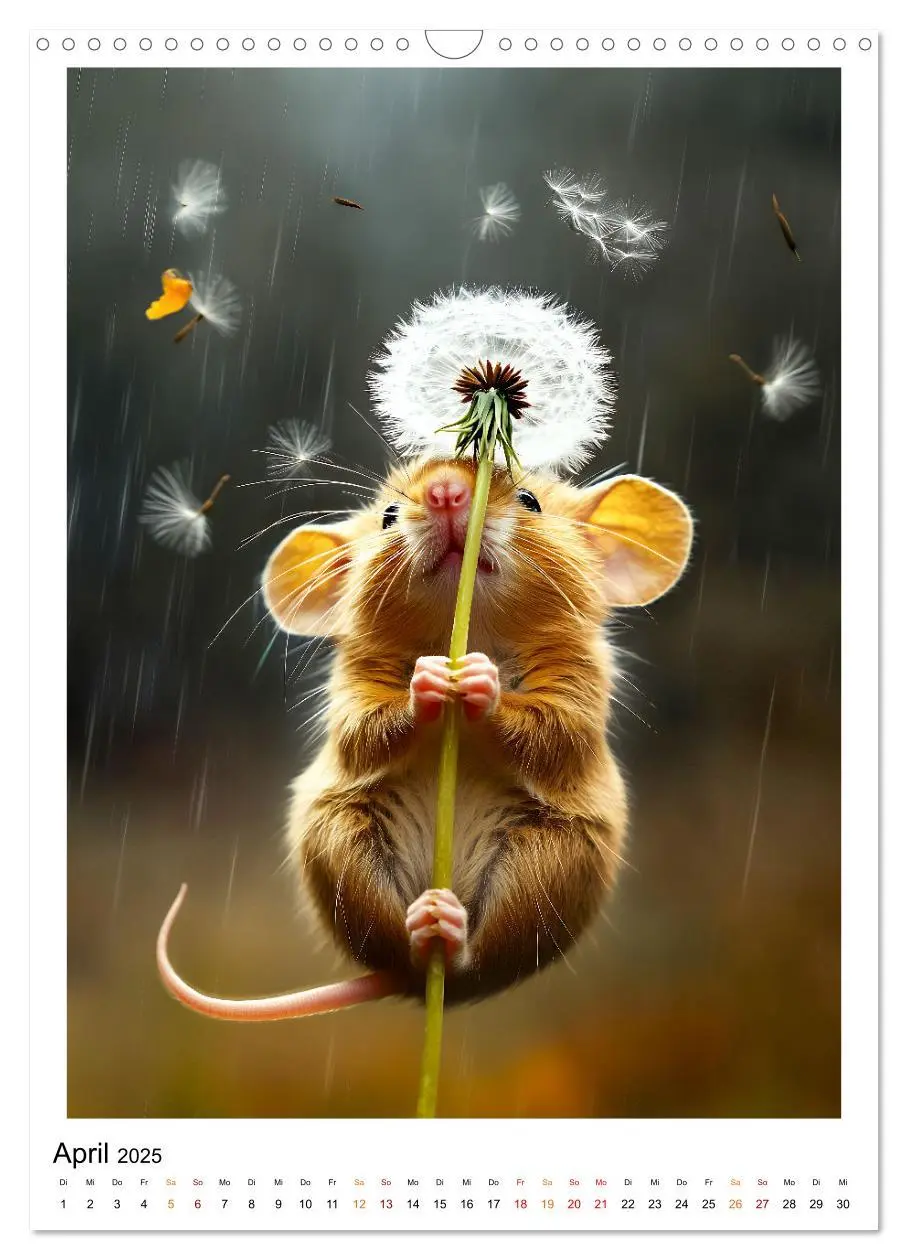 Bild: 9783457217016 | Lustige Mäusewelt (Wandkalender 2025 DIN A3 hoch), CALVENDO...