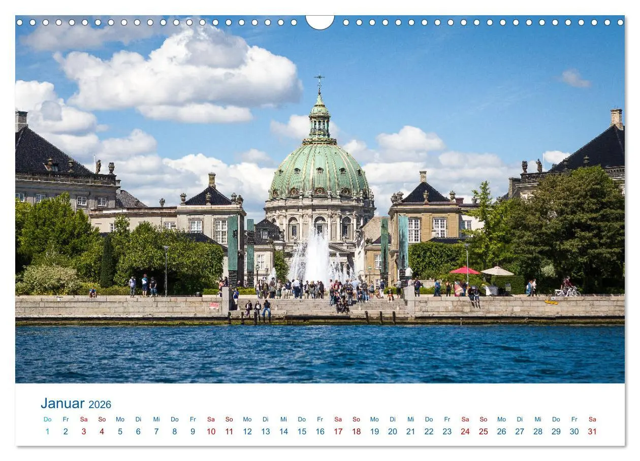 Bild: 9783457907016 | Schönes Kopenhagen (Wandkalender 2026 DIN A3 quer), CALVENDO...