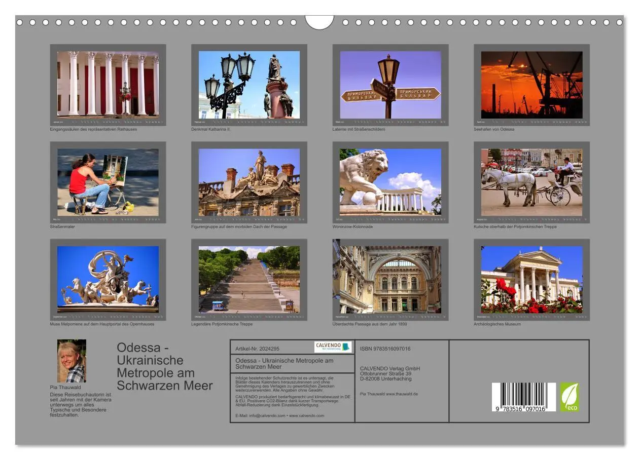 Bild: 9783516097016 | Odessa - Ukrainische Metropole am Schwarzen Meer (Wandkalender 2026...