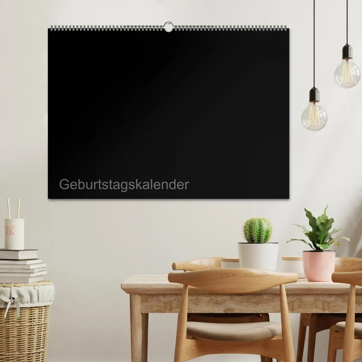 Bild: 9783516167016 | Bastel-Geburtstagskalender schwarz / Geburtstagskalender...