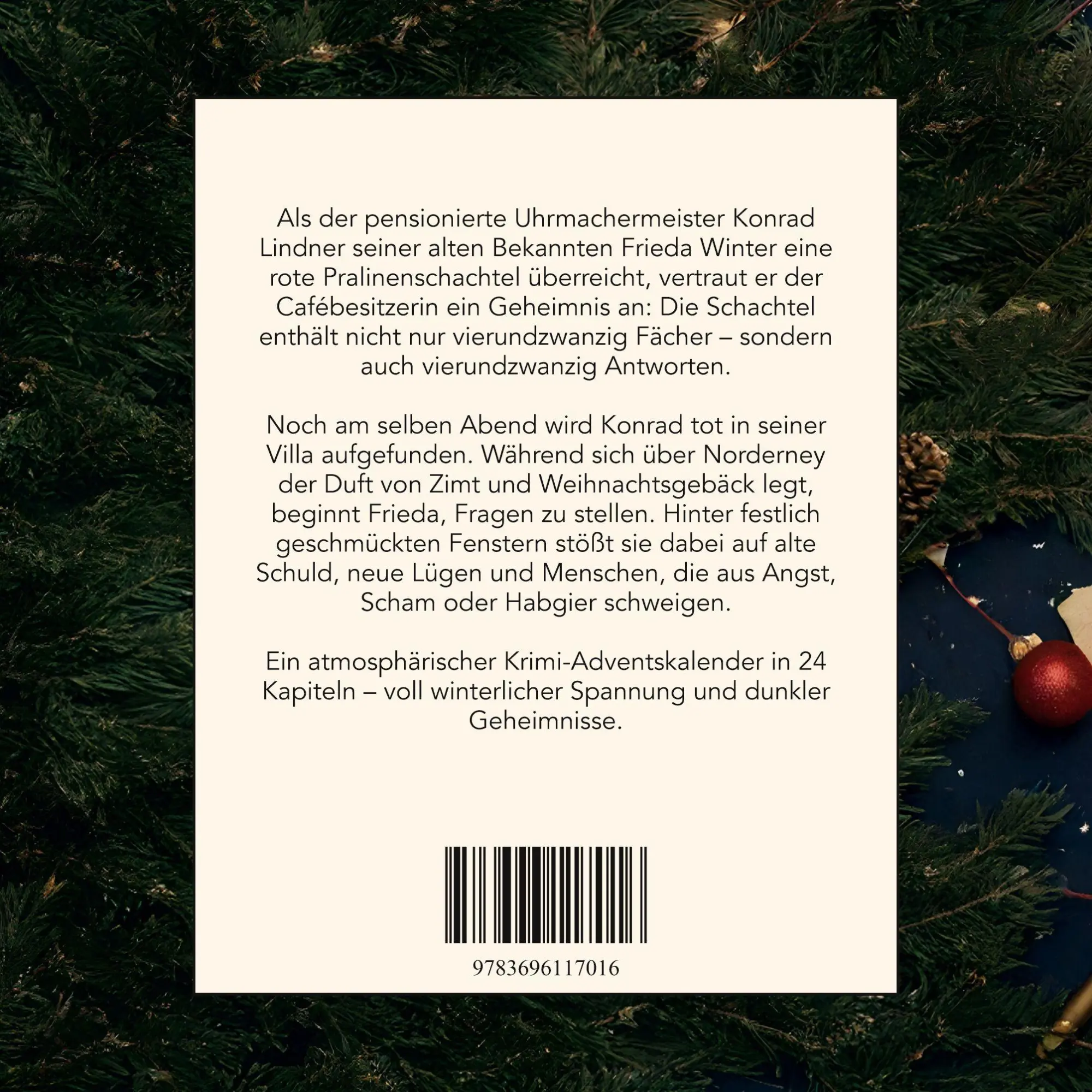 Rückseite: 9783696117016 | Mord auf Norderney | Der Krimi-Adventskalender in 24 Akten | Schubert