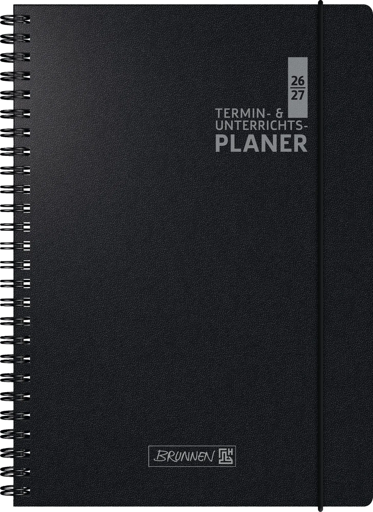 Cover: 4061947157116 | Termin- &amp; Unterrichtsplaner 2026/2027 A4, Kunststoff, schwarz | Buch