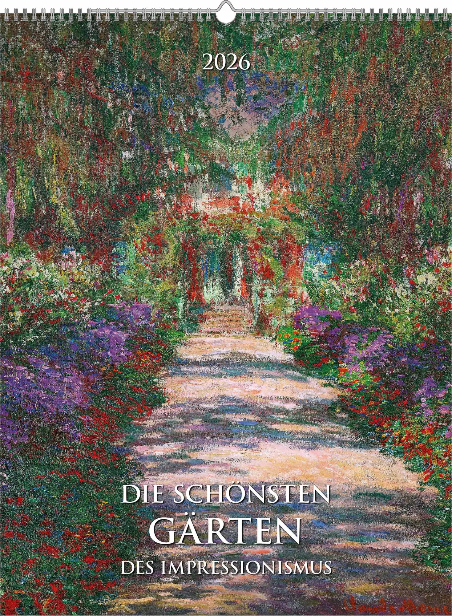 Cover: 4069095007116 | Die schönsten Gärten des Impressionismus 2026 - Bild-Kalender 42x56...