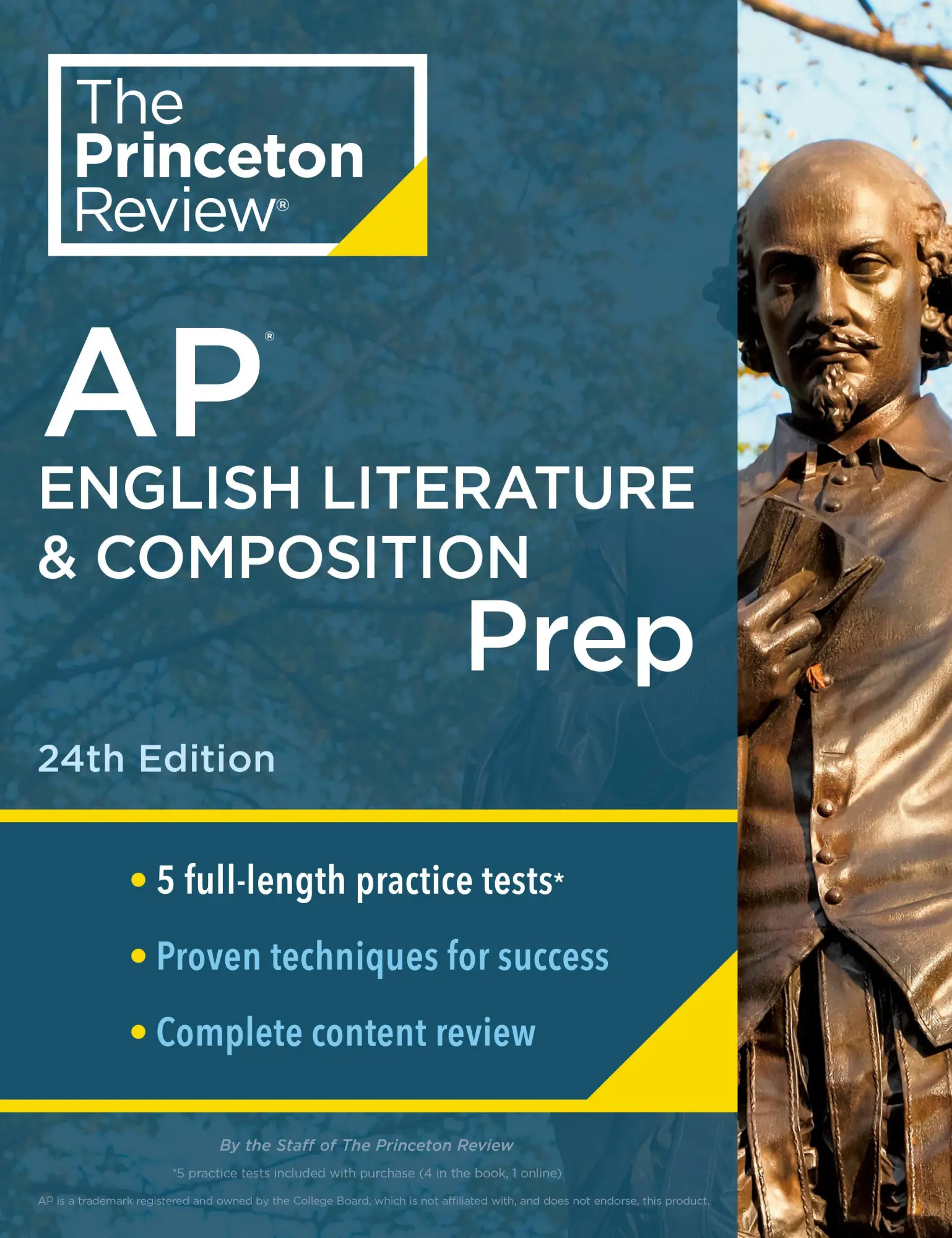 Cover: 9780593517116 | Princeton Review AP English Literature &amp; Composition Prep, 24th...