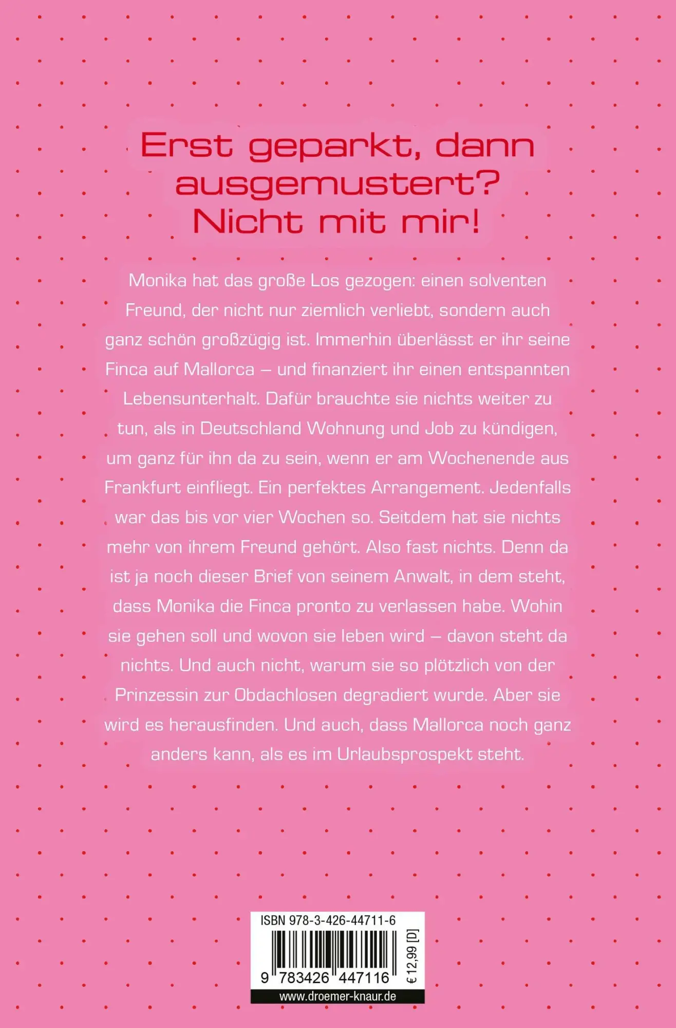 Rückseite: 9783426447116 | Geparkt | Roman SPIEGEL Bestseller | Susanne Fröhlich | Taschenbuch