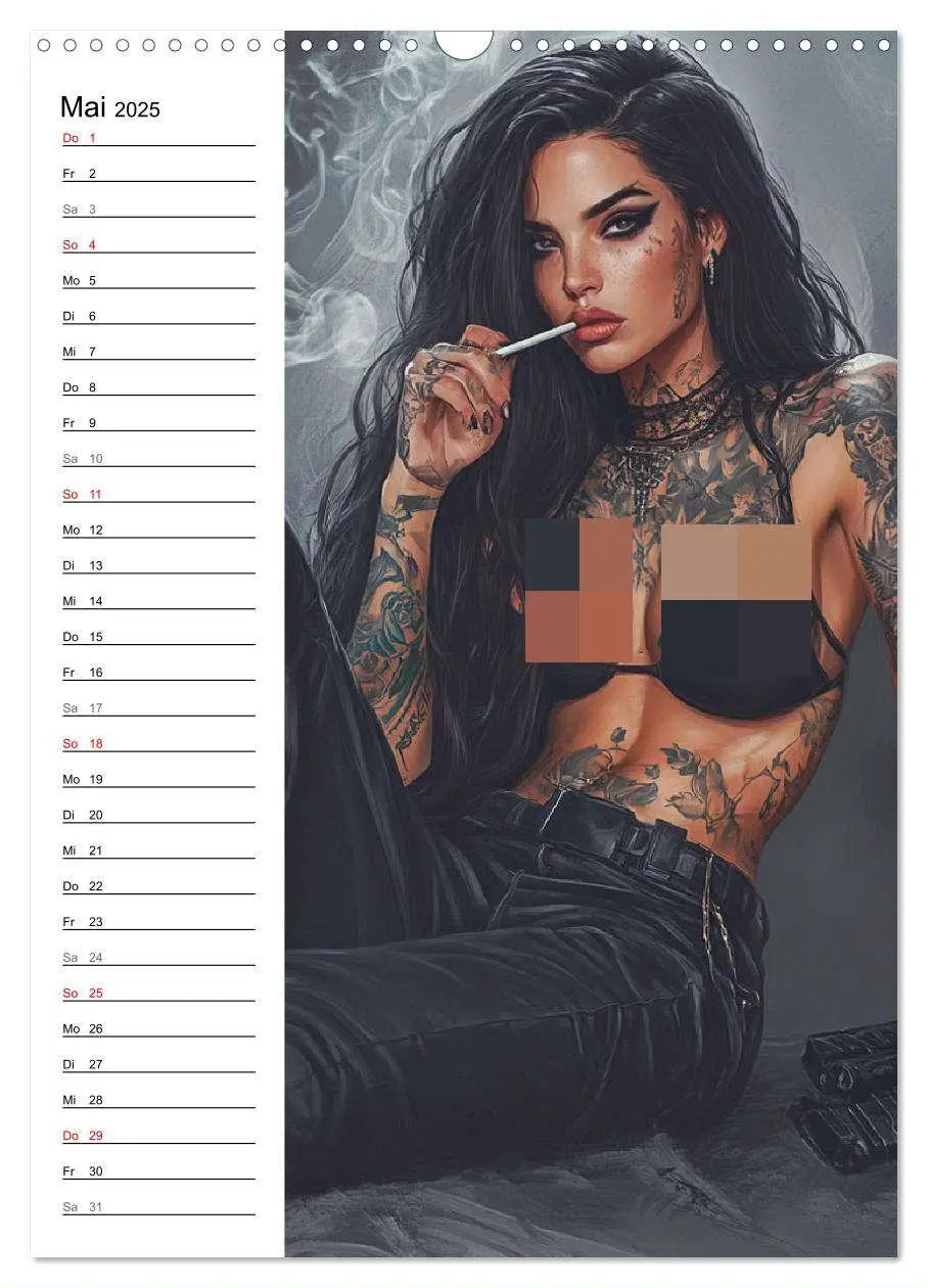 Bild: 9783457207116 | Sinnliche Kunst. Erotische Frauen Paintings (Wandkalender 2025 DIN...