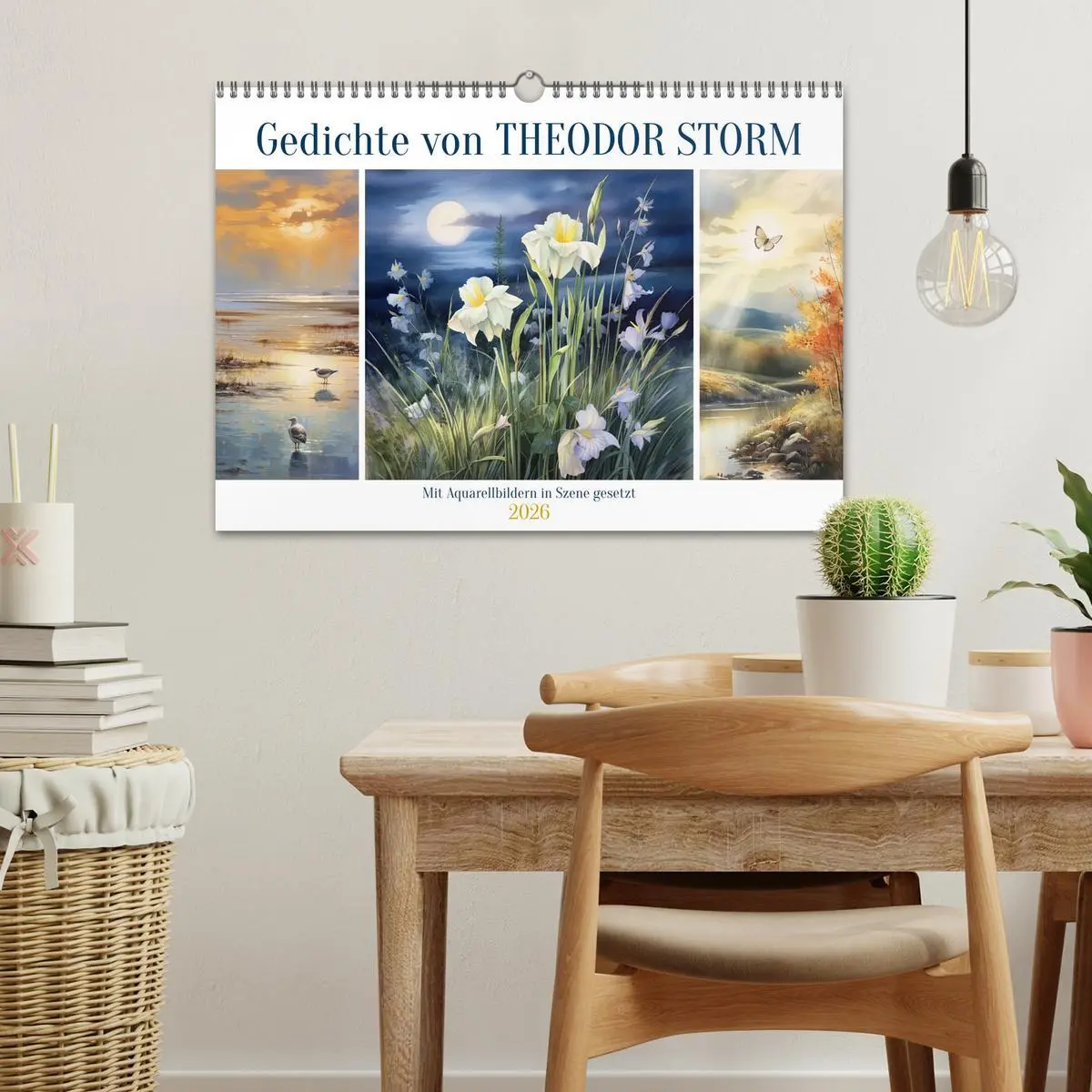 Bild: 9783457517116 | Gedichte von Theodor Storm (Wandkalender 2026 DIN A3 quer),...