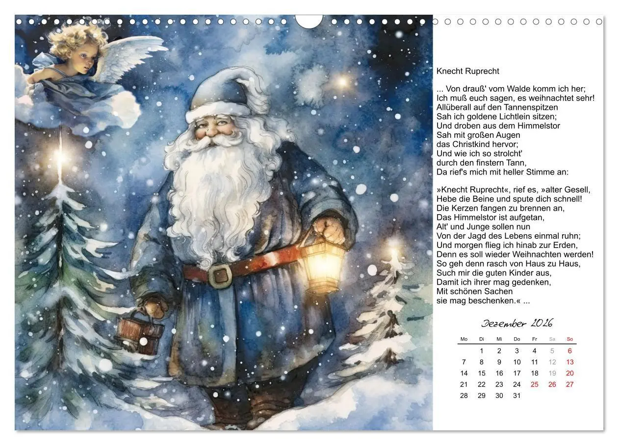 Bild: 9783457517116 | Gedichte von Theodor Storm (Wandkalender 2026 DIN A3 quer),...