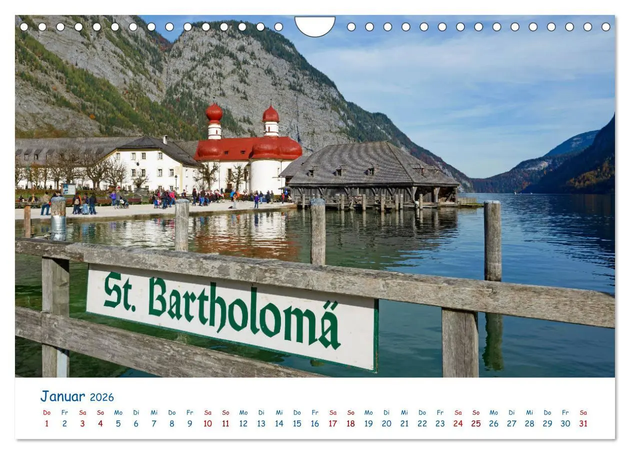 Bild: 9783457757116 | Der Königssee Perle unter dem Watzmann (Wandkalender 2026 DIN A4...